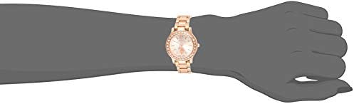 U.S. Polo Assn. Women's Rose Gold-Tone Watch – Elegant Crystal Bezel, Durable Bracelet