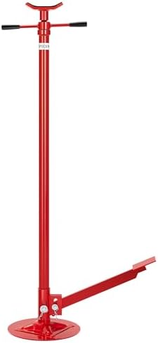 SPECSTAR Under Hoist Support Stand 3/4 Ton Jack Stand | 1650Lbs Capacity, Adjustable 52-76 Inch Height, 12 Inch Diameter Base for Vehicle Lifting & Support