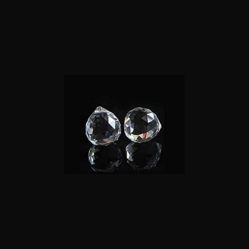 12 Pcs Crystal Ball Prism Suncatcher 30mm Rainbow Pendants Maker | Clear Glass Crystal Ball Prism, Hanging Crystals Prisms for Windows, for Feng Shui