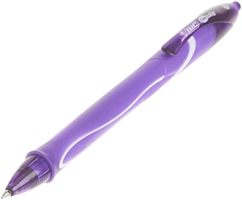 BIC Gelocity Quick Dry Gel Pens, Medium Point, 0.7 mm, 8-Count Pack | Full-Length Comfort Grip, Smudge-Resistant Quick Dry Ink, Ideal for School Supplies and Color-Coding Notes