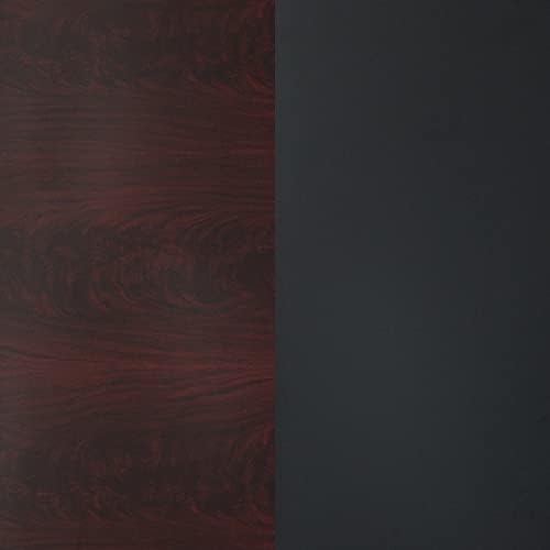 Flash Furniture 30x24" Reversible Table Top, Black/Mahogany | Reversible Laminate Top, Durable Construction, Commercial Use