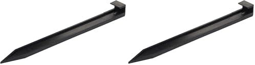 EasyFlex 10 in. Landscape Anchoring Stake Pack - 10 Ct., Black