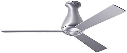 Modern Fan Company ALT-FM-BA-42-AL-NL-003 Altus Flush 42" Outdoor Ceiling Fan w/Remote Ctrl, Brushed Aluminum
