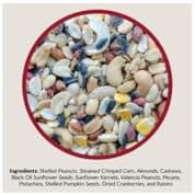 Lyric Fruit and Nut Wild Bird Seed - High Energy Wild Bird Food Mix - Attracts Woodpeckers, Chickadees & Other Songbirds -5 lb. Bag | Attracts Woodpeckers, Chickadees and other songbirds
