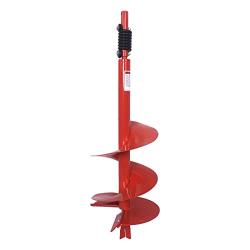 THUNDERBAY 14 Inch Diameter 36 Inch Long Earth Auger Bit with Fishtail Point and Patent Shock Spring