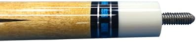 Meucci SB3-B Handcrafted Billiards Pool Cue Stick w/PRO Shaft - Blue + Hard CASE
