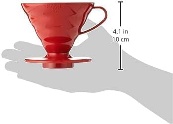 HARIO V60 Plastic Coffee Dripper, Size 02, Clear | Plastic
