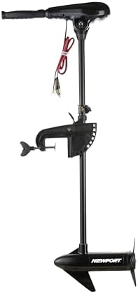 Newport X-Series 55lb Thrust Transom Mounted Saltwater Electric Trolling Motor w/LED Battery Indicator (36" Shaft)