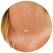 itianxi Dainty Cross Charm Pendant Necklaces,14K Gold Tiny Three Ball Necklace,Simple Fashion Jewelry for Women