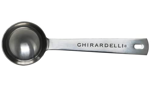 Ghirardelli Majestic Premium Cocoa Powder, 2 Pound Can with Ghirardelli Stamped Barista Spoon