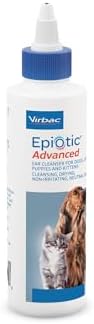 Epiotic Advanced Ear Cleanser|Gentle Ear Cleanser for Dogs and Cats | Neutral pH routine dog ear wash and cat ear cleaner dries wet ears, cleanses wax & debris to smell fresh and clean