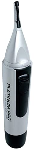 Platinum Pro by MANGROOMER - New Advanced Nose Trimmer, Ear Hair Trimmer and Eyebrow Trimmer with Bonus Light and Exclusive Storage Case!