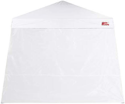 MASTERCANOPY SunWall Canopy Sidewall for 10x10 Slant Leg Canopy Tent, 1 Pack Sidewall Only (Black) | Waterproof UV‑blocking Durable Slant Leg SunWall Adds Shade and Blocks Wind for Canopies, Gazebos