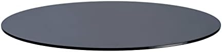 Spancraft 24" Bronze Round Tempered Glass 1/2" Thick Table Top (24")