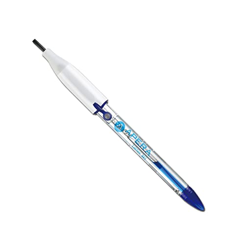 Apera Instruments LabSen Glass-Body 851-1 pH Electrode for Viscous Solutions, Impact-Resistant Sensor, BNC Connector