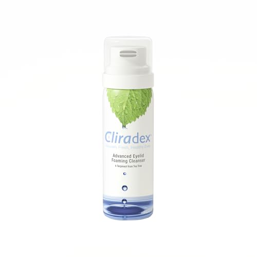Foaming Eyelid Cleanser with 4-Terpineol from Tea Tree Oil, 1.5 oz | Foaming Cleanser to Clear Dirt & Debris that Allow Demodex Mites to Thrive