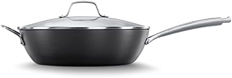 Calphalon 1943876 Classic Nonstick Sauce Pan with Cover, 2.5 quart, Grey