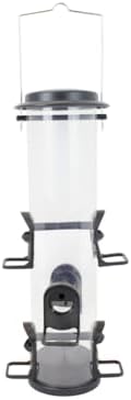 Perky-Pet Wild Bird 4 lb. Plastic Tube Bird Feeder 6 Ports