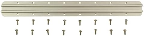 YakAttack GT175 Generation II GearTrac - Size Options | Heavy-Duty Silver Kayak Surface Mount Track | Accessory Mounting | Topside Installation | Compatible with 1/2" Wide Track Hardware