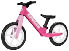 Strider 12 Comp, No Pedal Balance Bike for Kids Ages 1–3 Years | No-Pedal Composite Bike, Adjustable Seat, Lightweight Frame, Easy Assembly, Durable All-Weather Plastic, Never Flat Tires