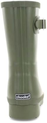 Chooka Women's Waterproof Mid-Height Faux Fur Lined Pull-On Rain Boot
