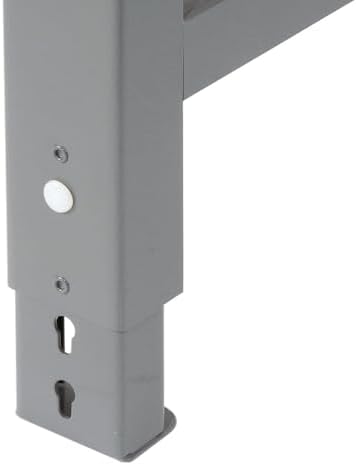 Global Industrial Adjustable Height Workbench C-Channel Leg, 48" W x 30" D