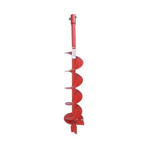 THUNDERBAY 6 Inch Diameter 36 Inch Long Earth Auger Bit with Fishtail Point and Patent Shock Spring