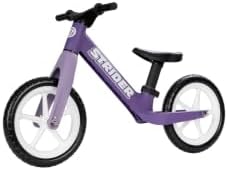 Strider 12 Comp, No Pedal Balance Bike for Kids Ages 1–3 Years | No-Pedal Composite Bike, Adjustable Seat, Lightweight Frame, Easy Assembly, Durable All-Weather Plastic, Never Flat Tires