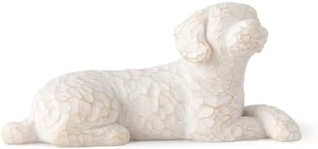 Willow Tree Love My Dog (Light), Sculpted Hand-Painted Figure | Cast from a Susan Lordi Original Carving, Gift for Dog Lovers, Celebrates the Loving Bond Between People and Their Dogs