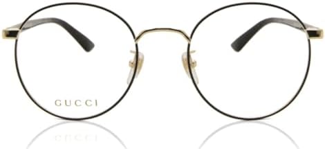 Gucci GG0297OK Trendy Round Metal Eyeglasses 52mm