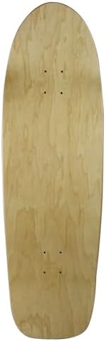 Moose Old School Skateboard Deck (10" x 33", Natural)
