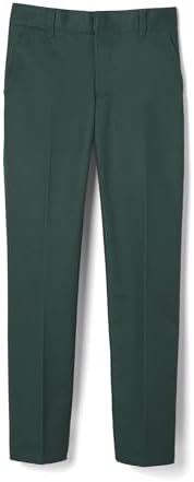 French Toast Boys' Adjustable Waist Relaxed Fit Twill Pant | school uniform pants, no need to iron, double knees for durability, typically fit boys ages 2-14