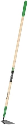 Truper TruTough Meadow Hoe, 6-Inch Steel Head, 54 in Wood Handle with 6-Inch Grip, Heavy-Duty Garden Hoe for Weeding & Soil Cultivation (Model 30006)