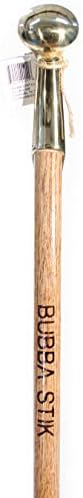 Walking Cane Texas Style Walking Stick Made of Mahogany Stained Tennessee Hardwood and Topped with a Brass Hame Handle from a Real Horse Collar Harness. Made in Texas by Real Texans.