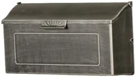 Special Lite Horizon Horizontal Wall Mount Mailbox - Black Aluminum Mailbox for Wall Mount - SHH-1006-BLK