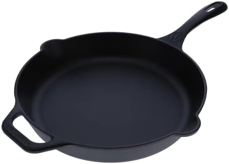 Victoria 10-Inch Cast Iron Skillet, Pre-Seasoned Cast-Iron Frying Pan with Long Handle, Made in Colombia | Pan with Long Handle, Made in Colombia