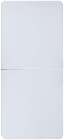 BizChair 5-Foot Height Adjustable Bi-Fold Granite White Plastic Banquet and Event Folding Table with Carrying Handle