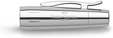 Faber-Castell e-motion Fountain Pen, Wood and Chrome Brown - Fine