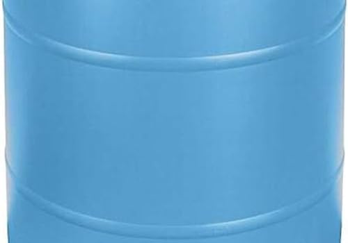 55 Gallon Blue Water Barrel | Solid Mold |2 Inch Bung Holes, Good for Long Term Drinking Water Use | BPA Free