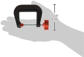 Olson Saw 37-220 Large Plastic C-Clamp, 1-1/2-Inch Maximum Opening