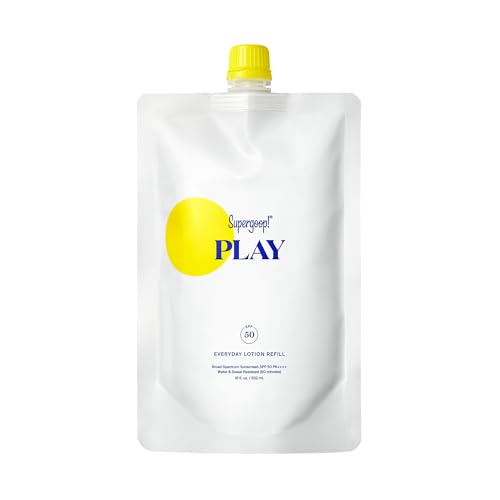 Supergoop! PLAY Everyday Lotion - Broad Spectrum Body & Face Sunscreen - Great for Active Days - Fast Absorbing, Water & Sweat Resistant