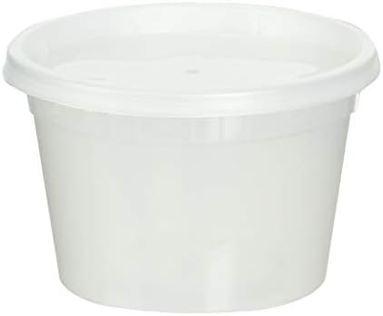 Deli Food Storage Containers with Lid, 32-Ounce, 10-Pack