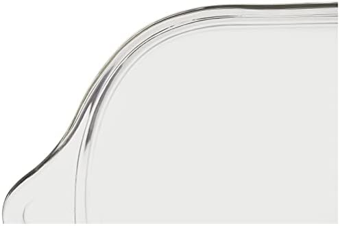 Lock & Lock llg583 Rectangular Clear Glass Baking Dish 38.5 x 21.5 x 7,5 cm, 2.8 Litre
