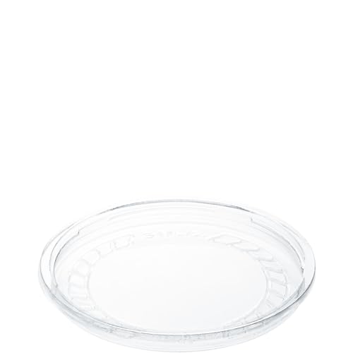 Solo LG8R-0090 Clear Overcap Lid Fits 8-32 oz PET Plastic Deli Container (Case of 500)