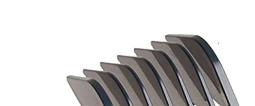Andis Master Series Clipper Guard Comb Set, Fits ML, MLC, LCL & US-1 | 7-count metal-clip attachment combs, sizes 1/16in to 1in, easy to clean