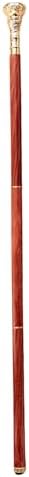 FYNJREX Travelers Compass Gentleman's Walking Stick, Fancy Cane for Women, Brass Handle and Hardwood Cane, Fold able Wooden Canes, Gift Idea