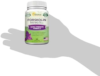 aSquared Nutrition Forskolin 500mg Per Serving Max Strength-180 Capsules, Supplement for Pure Weight Loss Fuel