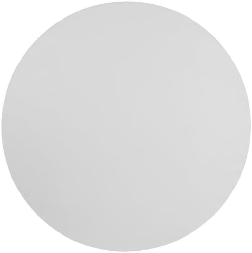 Flash Furniture 6 ft Plastic Round Folding Table, Granite White | Durable Construction, Commercial Use