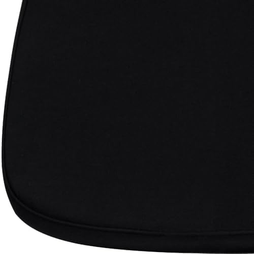 Flash Furniture Soft Black Fabric Chiavari Chair Cushion | Soft Fabric, Hook and Loop Fastener, Replacement Cushion