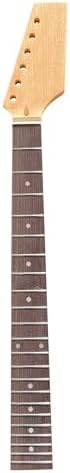 DIY Electric Guitar Kit Beginner Kit Right Handed Jazzmaster Style | 6 String, Mahogany Body, Mahogany Neck, Rosewood Fretboard, Chrome Hardware